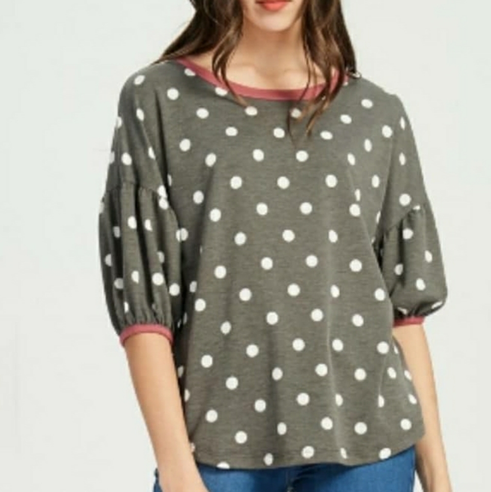 Polka dot shirt